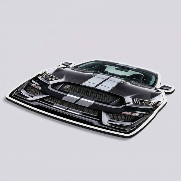 Ford Mustang Shelby Floor Mat | Anti-Slip 3mm Absorbent Muscle Car-Style Rug | Easy Clean Waterproof Designer Mat for Home, Garage & Man Cave