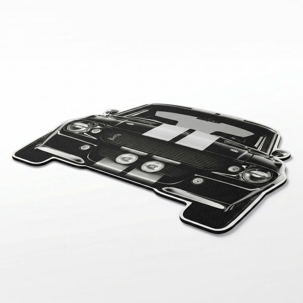 Ford Mustang Shelby Floor Mat | Anti-Slip 3mm Absorbent Muscle Car Style Rug | Easy Clean Waterproof Automotive Designer Mat for Home & Garage