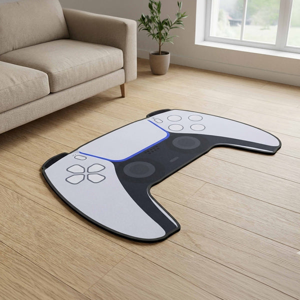 Game Controller Inspired Floor Mat (3 mm Thick) | Modern Gaming Console Design Mat for Gamers, Streamers & Desk Setups