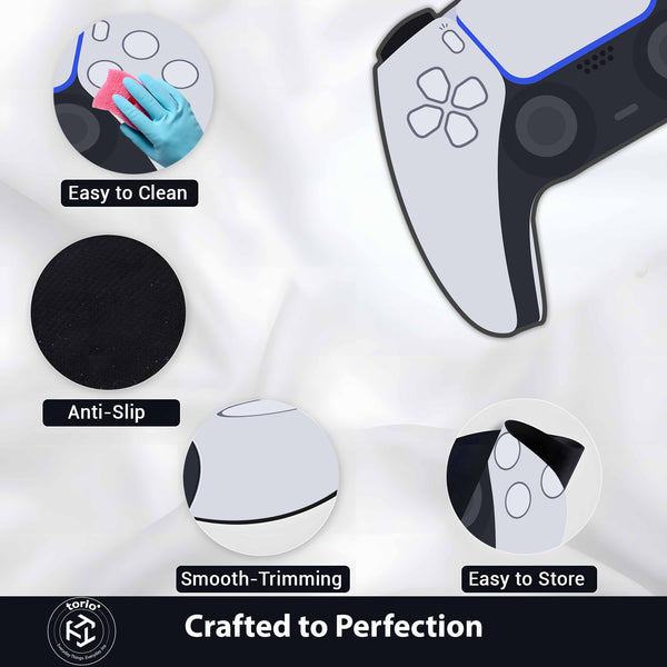 Game Controller Inspired Floor Mat (3 mm Thick) | Modern Gaming Console Design Mat for Gamers, Streamers & Desk Setups