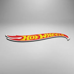 Hot Wheels Logo Floor Mat (3 mm Thick) | Iconic Toy Car Style Design Mat for Kids Rooms, Gaming Areas & Car Lovers