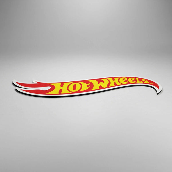 Hot Wheels Logo Floor Mat (3 mm Thick) | Iconic Toy Car Style Design Mat for Kids Rooms, Gaming Areas & Car Lovers