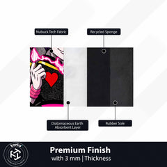Hisoka Morow Cut-out Flat Rug | Hunter × Hunter Anime Floor Rug | Premium Magician Gaming Room Decor