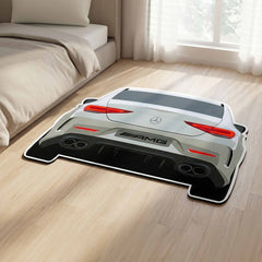 Mercedes-AMG Rear Design Floor Mat | Anti-Slip 3mm Absorbent Performance Car Rug | Easy Clean Waterproof Automotive Floor Mat for Home, Office & Garage