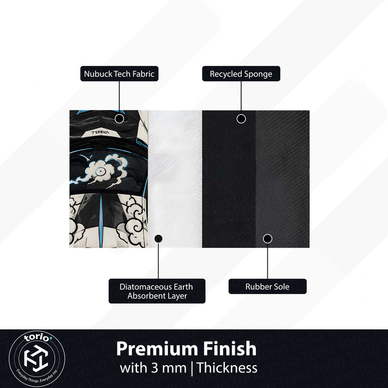 Gear 5 Supercar Area flat Rug | One Piece × Lamborghini Premium Anime flat Rug | Cloud Power Gaming Room Decor