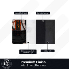 Devil Hunter Area flat Rug | Chainsaw Man x Lamborghini Supercar Gaming flat Rug | Anti-Slip 3 mm Large Floor Mat for Bedroom, Gaming Room & Anime Decor