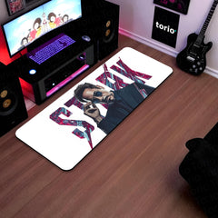 Tony Stark Iron Man Bedside Runner Flat Rug | Marvel Superhero Bedroom Runner Rug for Gaming Room & Modern Decor
