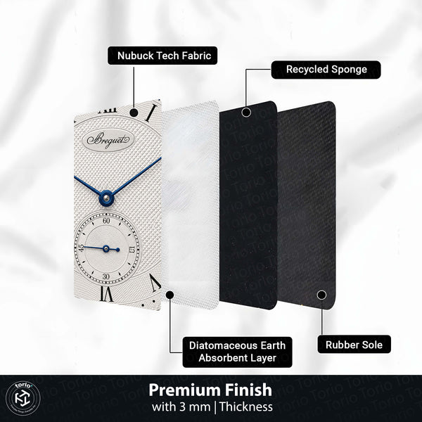 Breguet Classique Dial Round Flat Rug | Guilloché Luxury Watch Dial Flat Rug | Premium Heritage Horology Round Floor Decor