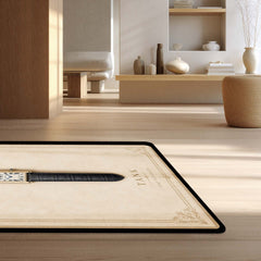 Tank Luxury Flat Rug | Premium Tank Watch Flat Rug | Classic Dress Watch Home Decor