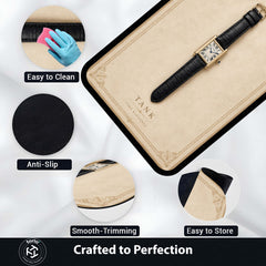 Tank Luxury Flat Rug | Premium Tank Watch Flat Rug | Classic Dress Watch Home Decor