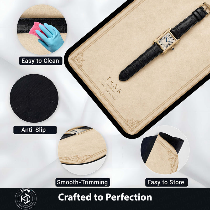 Tank Luxury Flat Rug | Premium Tank Watch Flat Rug | Classic Dress Watch Home Decor