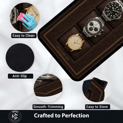 Collector Time Luxury Flat Rug | Premium Luxury Watch Collection Flat Rug | Watch Collector Home Decor