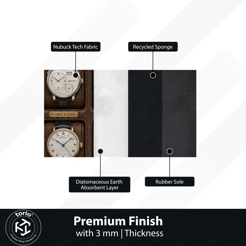 Collector Select Luxury Flat Rug | Premium Luxury Watch Collection Flat Rug | Horology Collector Home Decor